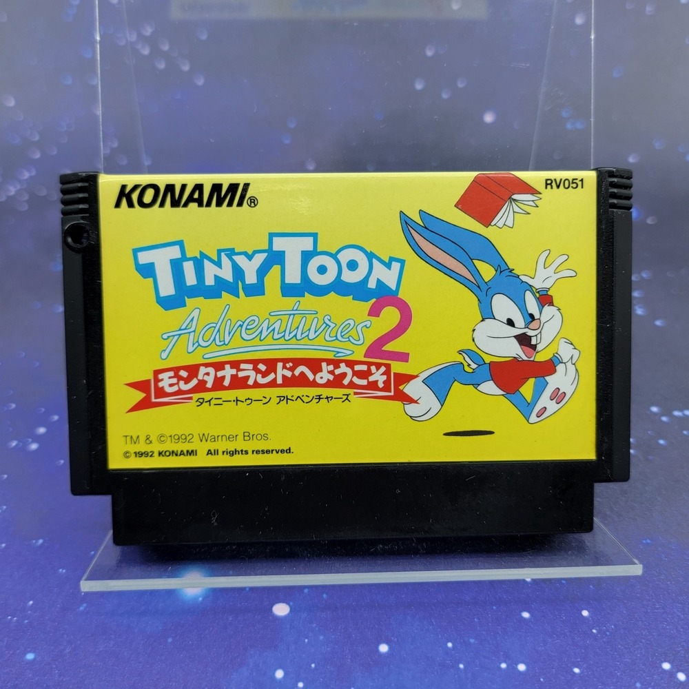 Tiny Toon‎ Adventures 2 Trouble in Wackyland (Nintendo Famicom) Video Game 1586